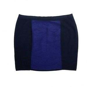 3/$15🌿 LANE BRYANT Colorblock Knit Mini Skirt 24